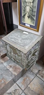Antique Brass Tea Chest