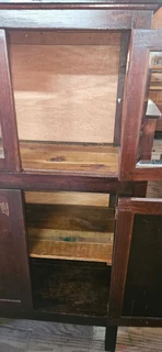 Teak Glazed Cabinet