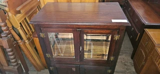 Teak Glazed Cabinet