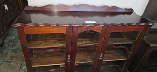 Imbuia 3-door Bookcase