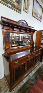 Art Nouveau Satinwood Large Buffet