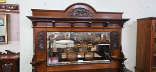 Art Nouveau Satinwood Large Buffet