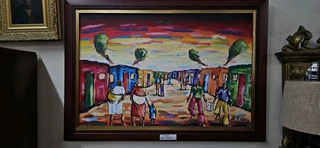 Allen Kapetah Rural Oil Painting