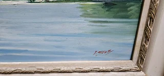 Titta Fasciotti: Oil on Board Landscape