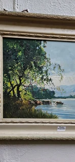 Titta Fasciotti: Oil on Board Landscape