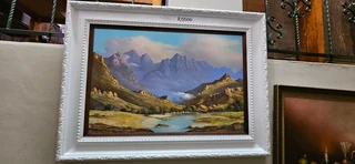 Danie van Niekerk Oil Landscape