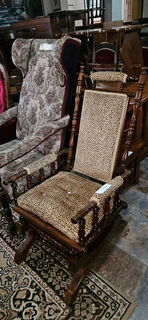 Mahogany Sprung Rocker