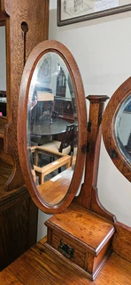 Oak Twenties 3-mirror Dressing Chest