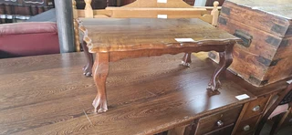 Imbuia Ball and Claw Coffee Table