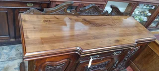 Art Nouveau Walnut Sideboard