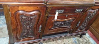 Art Nouveau Walnut Sideboard