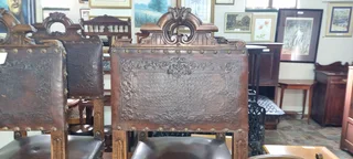 8 x 19thC French Walnut Barley-twist Dining Chairs EACH