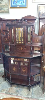 Edwardian Rosewood Inlaid Chiffonier
