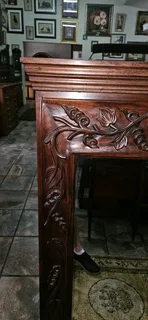 Mahogany Carved Mirror
