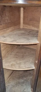 Victorian Style Mahogany Corner Cabinet