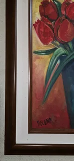 Still Life of Tulips by Helena