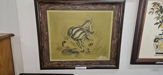 Mixed Media: Zebra by David