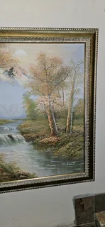 Forest Landscape with Mountain