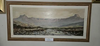 Piet Van Blommestein: Amphitheater Mountain Scape