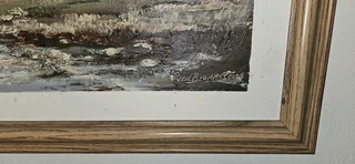 Piet Van Blommestein: Amphitheater Mountain Scape