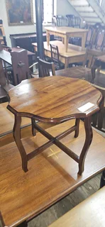 Imbuia Scalloped Occasional Table