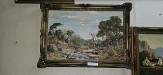 Ernest B. King Landscape Oil