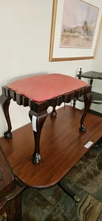 Imbuia Ball and Claw Stool