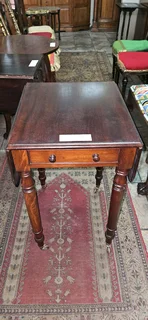 Victorian Mahogany Drop-side Table #1