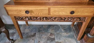 Oak Retro Display Cabinet