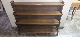 Oak and Finish Vintage Shelf