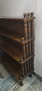 Oak and Finish Vintage Shelf