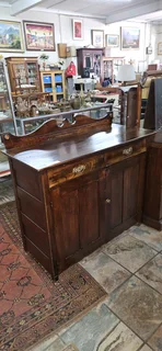 Antique Ashwood American Colonial Sideboard