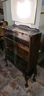 Imbuia Ball and Claw Bookcase