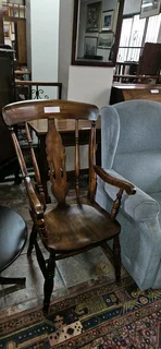 1 x Victorian Elmwood Armchair