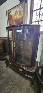 Imbuia Demi-lune Showcase