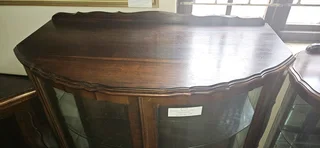 Imbuia Demi-lune Showcase