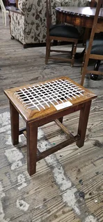 Oak Riempie Stool #2