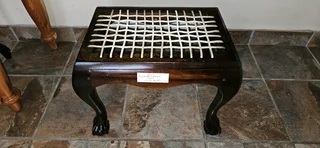 Imbuia Ball and Claw Riempie Stool