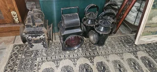 5 x Vintage Railway Signal Lanterns EACH