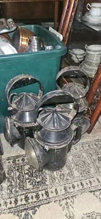 5 x Vintage Railway Signal Lanterns EACH