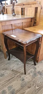 Imbuia 2-tier Lamp Table