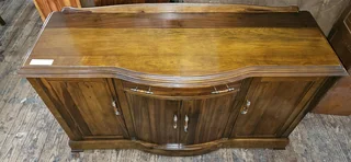 Kiaat Bow-front Sideboard