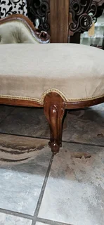 Victorian Mahogany Chaise Longue