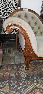 Victorian Mahogany Chaise Longue
