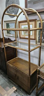 Cane Display Shelved Unit
