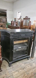 19thC French Ebonized Credenza