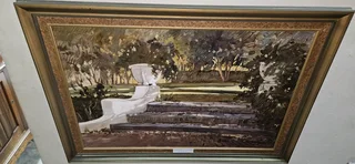 Lucy M Wiles Oil Landscape