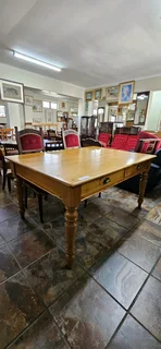 Yellowwood and Oregon Pine 2-drawer Table