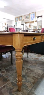 Yellowwood and Oregon Pine 2-drawer Table