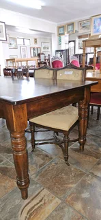 Yellowwood and Oregon Pine 2-drawer Table #2